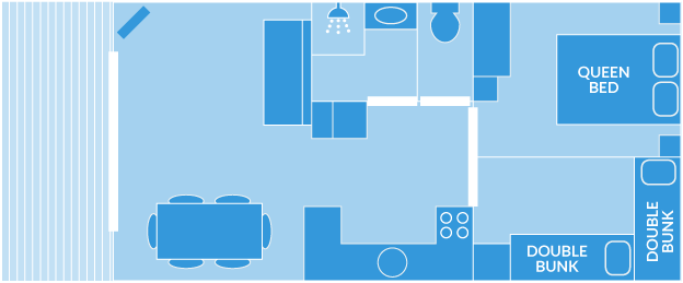 deluxe cabin layout